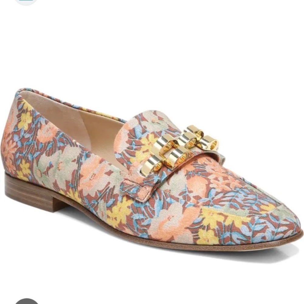 Veronica Beard Alire Chain Loafer Floral